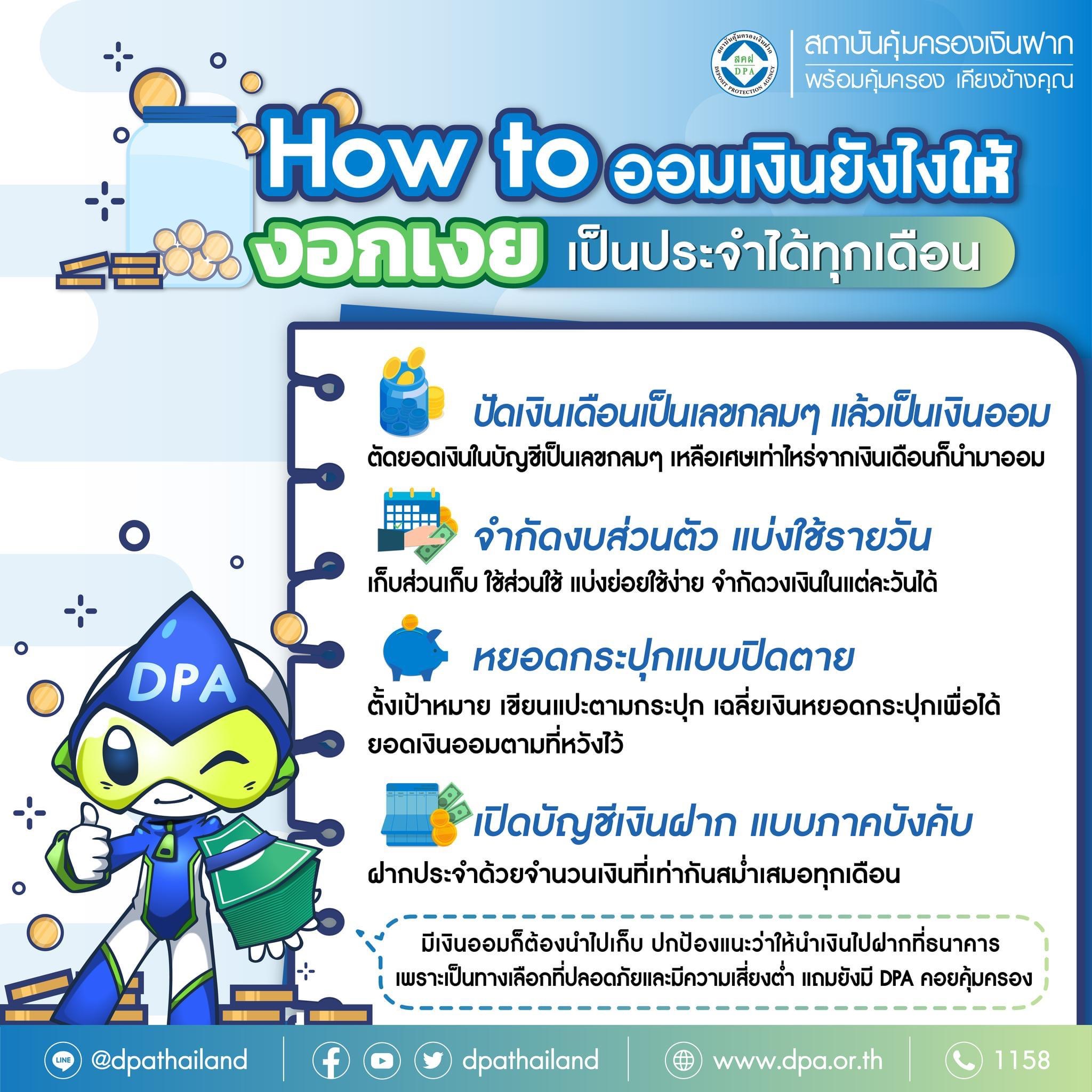 ออมเงินยังไงให้งอกเงยทุกเดือน