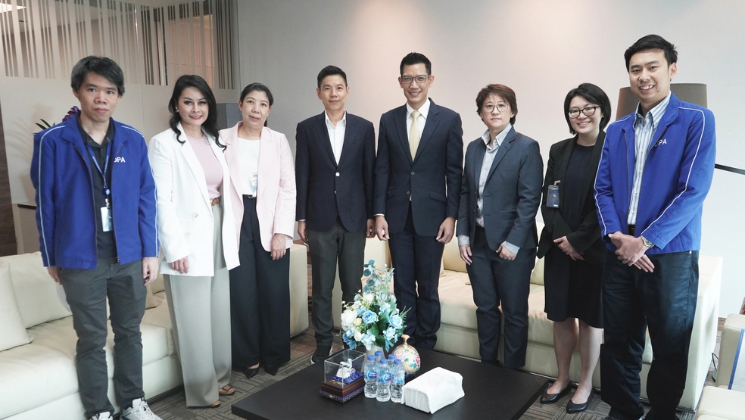 คณะผู้บริหารธนาคารเพื่อการส่งออกและนำเข้าแห่งประเทศไทยเข้าพบผู้อำนวยการสถาบันคุ้มครองเงินฝากเนื่องในโอกาสวันขึ้นปีใหม่ พ.ศ. 2568