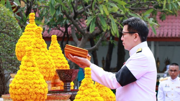 สถาบันคุ้มครองเงินฝากร่วมพิธีถวายผ้าพระกฐินพระราชทานกระทรวงการคลัง ประจำปีพุทธศักราช 2568