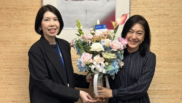 สถาบันคุ้มครองเงินฝาก แสดงความยินดีกับ นางสาวดวงใจ เจริญชัย ในโอกาสเข้ารับตำแหน่ง รองเลขาธิการและผู้บริหารกลุ่มงานสมาชิกสัมพันธ์และสื่อสารองค์กร กบข.