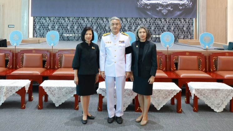 สถาบันคุ้มครองเงินฝาก ร่วมงานพิธีบำเพ็ญกุศลปัญญาสมวาร (50 วัน) เพื่ออุทิศถวายเป็นพระกุศลแด่สมเด็จพระเจ้าลูกเธอ เจ้าฟ้าพัชรกิติยาภา นเรนทิราเทพยวดี กรมหลวงราชสาริณีสิริพัชร มหาวัชรราชธิดา ณ กระทรวงการคลัง