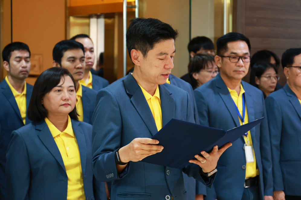 สถาบันคุ้มครองเงินฝาก จัดพิธีถวายพระพรชัยมงคล และพิธีถวายสัตย์ปฏิญาณเพื่อเป็นข้าราชการที่ดีและพลังของแผ่นดิน ประจำปี 2568 เนื่องในโอกาสวันเฉลิมพระชนมพรรษาในหลวง รัชกาลที่ 10 1