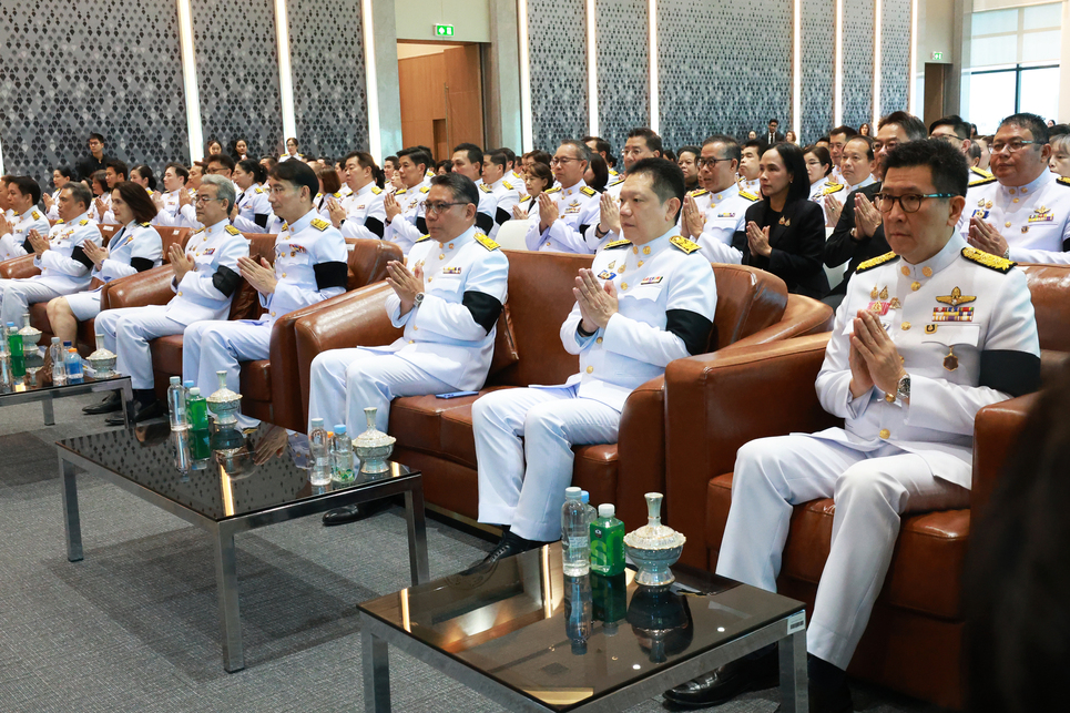 สถาบันคุ้มครองเงินฝาก ร่วมงานพิธีสัตตมวาร (ครบ 7 วัน) ถวายเป็นพระกุศลแด่สมเด็จพระเจ้าลูกเธอ เจ้าฟ้าพัชรกิติยาภา นเรนทิราเทพยวดี กรมหลวงราชสาริณีสิริพัชร มหาวัชรราชธิดา ณ กระทรวงการคลัง 7