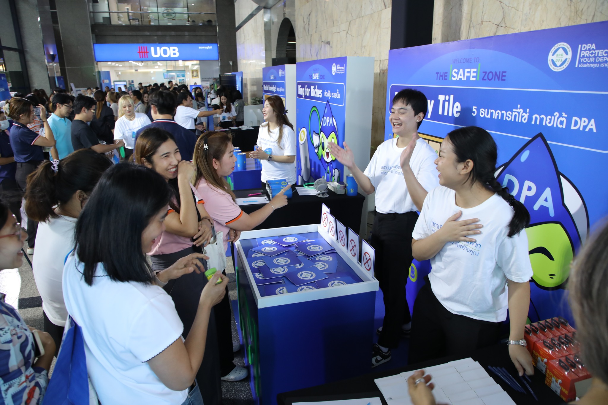 DPA จัดกิจกรรม “Welcome to the Safe Zone” มอบความรู้การคุ้มครองเงินฝาก เสริมสร้างความเชื่อมั่นในการฝากเงิน ณ สินสาธร ทาวเวอร์ 7