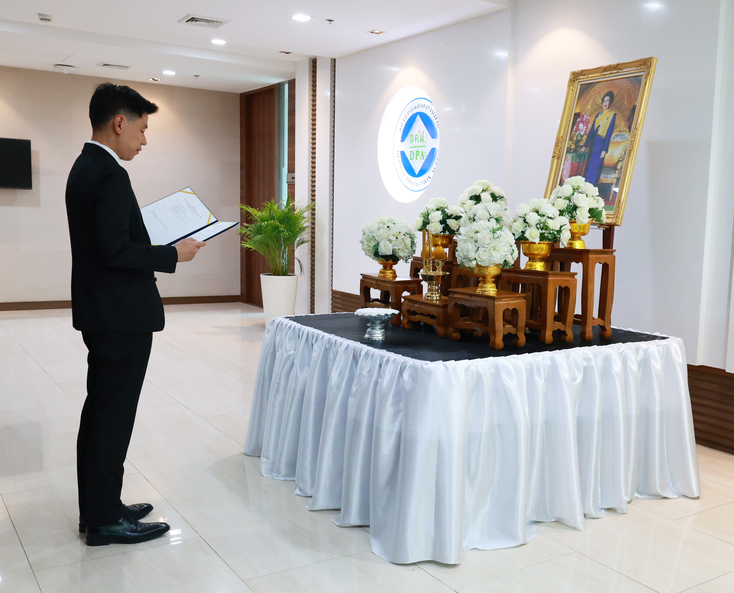 สถาบันคุ้มครองเงินฝากจัดพิธีถวายความอาลัย สมเด็จพระนางเจ้าสิริกิติ์ พระบรมราชินีนาถ พระบรมราชชนนีพันปีหลวง 7