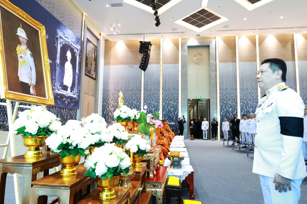 สถาบันคุ้มครองเงินฝาก ร่วมงานพิธีบำเพ็ญกุศลปัณรสมวาร (ครบ 15 วัน) เพื่ออุทิศถวายเป็นพระกุศลแด่สมเด็จพระเจ้าลูกเธอ เจ้าฟ้าพัชรกิติยาภา นเรนทิราเทพยวดี กรมหลวงราชสาริณีสิริพัชร มหาวัชรราชธิดา ณ กระทรวงการคลัง 7